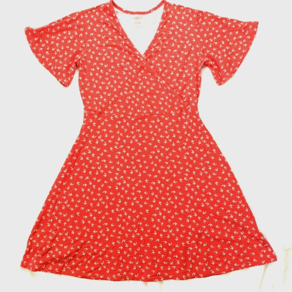 NWOT Stitch Fix Red Faux Wrap Dress